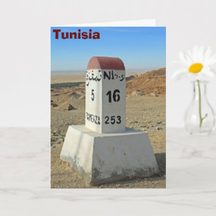 Västsaharas milstolpe, Tunisien Kort