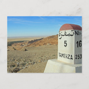 Västsaharas milstolpe, Tunisien Vykort