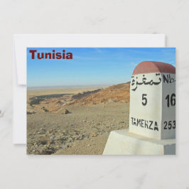 Västsaharas milstolpe, Tunisienkort