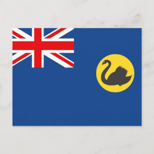 Västvästra Australiens flagga Vykort