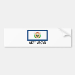 Västvirginiaflagga Bildekal