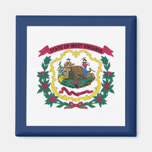 Västvirginias statsflagga magnet