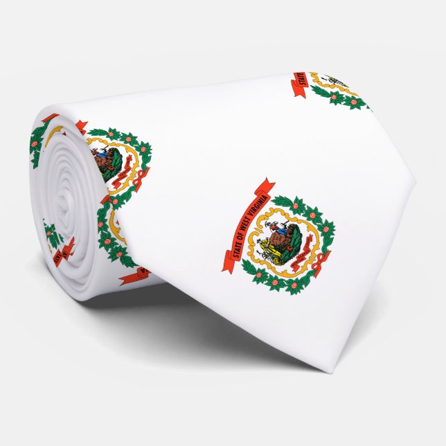 Västvirginias statsflagga slips (Rullad)