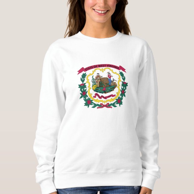 Västvirginias statsflagga t shirt (Framsida)