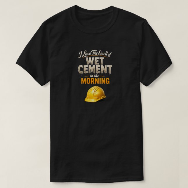 "Våt cement" (1) T Shirt (Design framsida)
