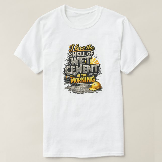 "Våt cement" (2) T Shirt (Design framsida)