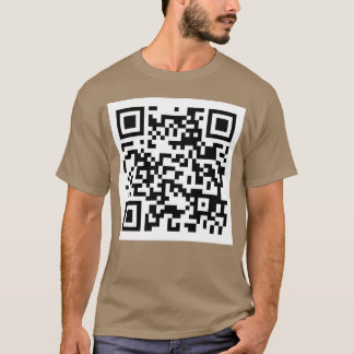 Våt fjärt QR-kod skämt meme T Shirt