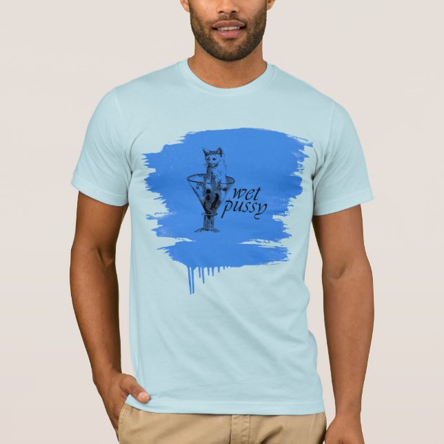 Våt kattunge tee (Framsida)