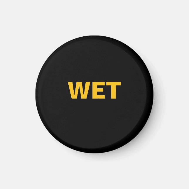 Våt logotyp magnet (Framsidan)