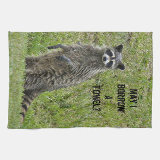 Våt Raccoonkökshandduk Kökshandduk