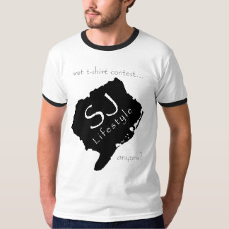 våt t-skjorta tröja