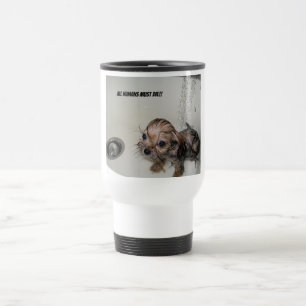 Våt Yorkie mugg