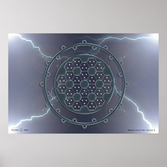 Väte-5 Isotopic Mass Simulator II Poster (Framsidan)