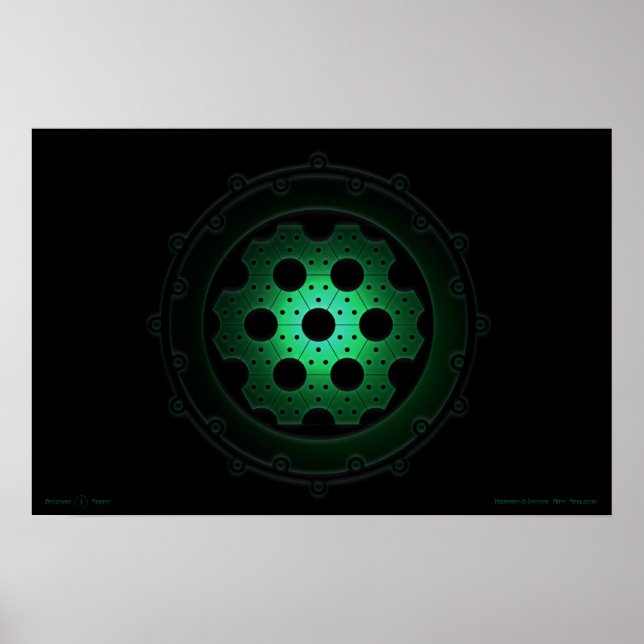 Väte-5 Isotopic Mass Simulator Poster (Framsidan)