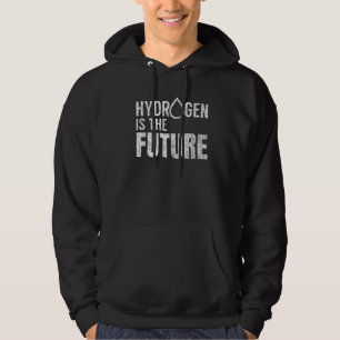 Väte är den framtida bränslecellens hybridbilar hoodie