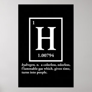 Väte - en gas som blir till människor poster