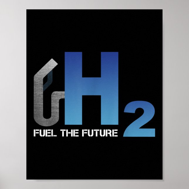 Väte H2 Energy Environmental Protection Motori Poster (Framsidan)