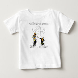 Vater und Sohn Team-Spieler T Shirt