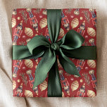 Vatercolor Nutcracker Gräs jul Helgdag Presentpapper<br><div class="desc">Vattenfärgen Nutcracker Gräs jul Helgdag Wrapping Papper Gift Wrap har en vattenfärgad jul Nutcracker leksak accnerat med grus och Juldekorationer. Perfekt för presenter som täcker in julklappar och helgdag. Skapat av Evco Studio www.zazzle.com/store/evcostudio</div>