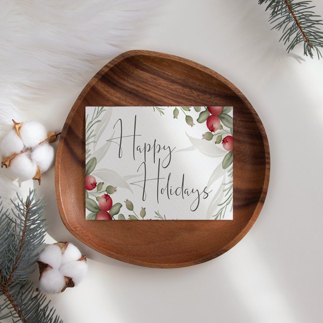 Vaterfärgscranberry Business julkort (Skapare uppladdad)