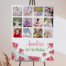Vatermelon första årets fotomilstolpstecken poster