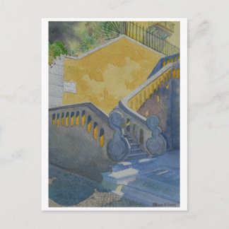 Vätfärgsmålning, Cascais Staircase Vykort