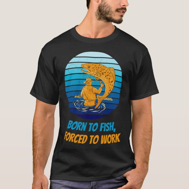 Våtfluga Retro T Shirt (Framsida)