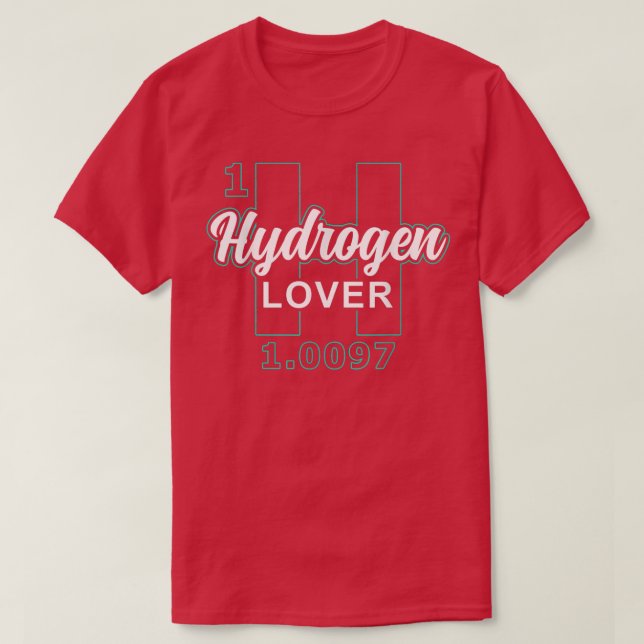 Vätgas Älskare Periodic Energy Hybrid Power 2840  T Shirt (Design framsida)