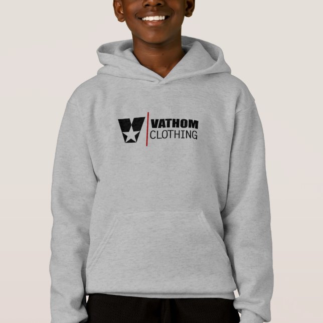 VATHOM BRÄNNMÄRKER LOGOTYPUNGAR T SHIRT (Framsida)