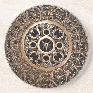 Vatican brons forntida metall mystisk steampunk underlägg sandsten