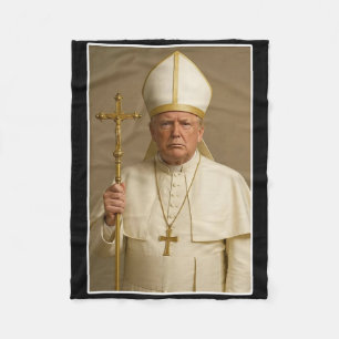 Vatican Christian A New Pope Funny Politik Fleecefilt