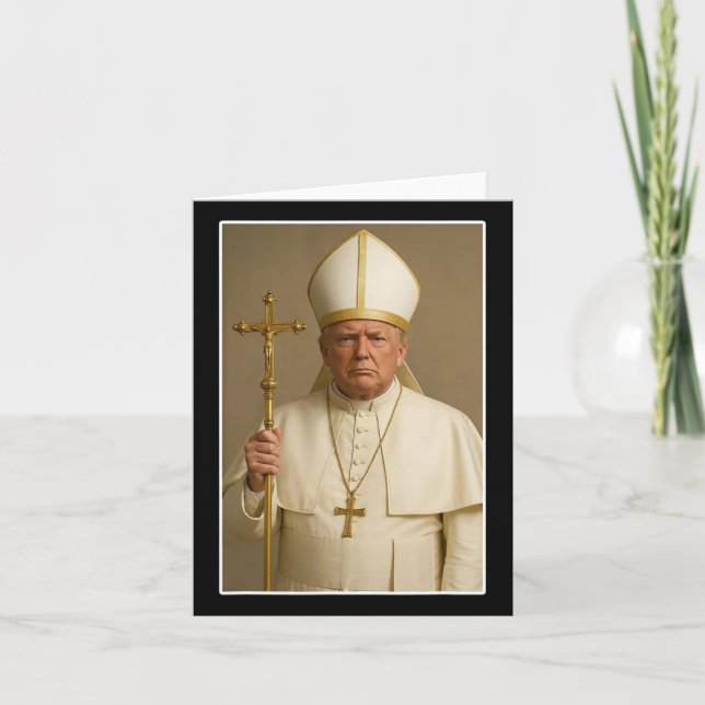 Vatican Christian A New Pope Funny Politik Kort (Framsida)