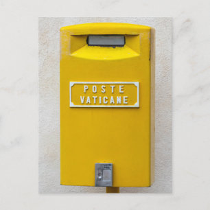 Vatican City brevlåda vy vykort