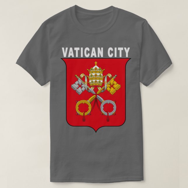 Vatican City Catholic Holy See  T Shirt (Design framsida)