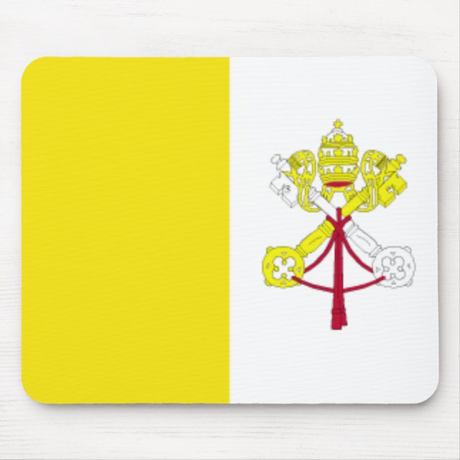 Vatican City flagga Mousepad Musmatta (Framsidan)