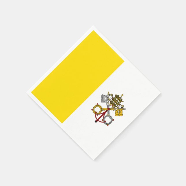 Vatican City Flagga Pappersservett (Hörn)