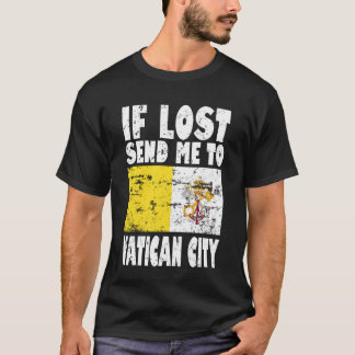 Vatican City Flagga Saying vintage T Shirt