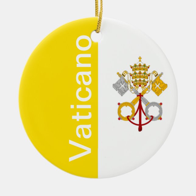 Vatican City Julgransprydnad Keramik (Framsidan)