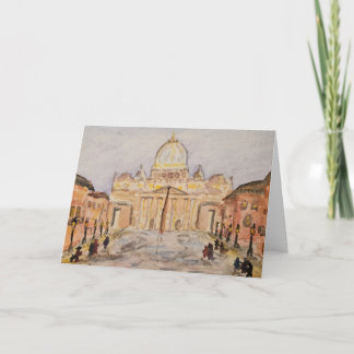 Vatican Greeting Card Kort