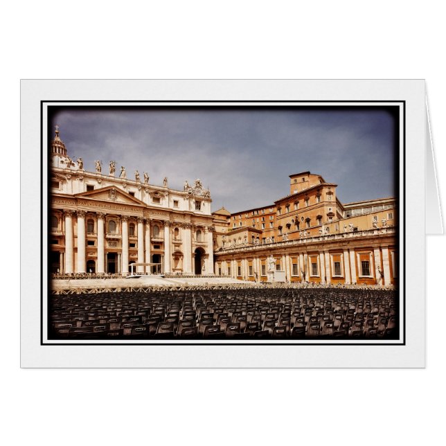 Vatican Hälsningskort (Framsidan Horizontal)