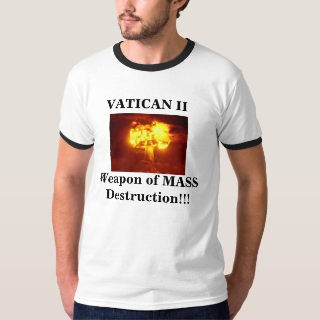 Vatican II samlas förstörelse Tee Shirt (Framsida)