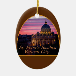 VATICAN italienprydnad Julgransprydnad Keramik