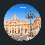 Vatican Magnet<br><div class="desc">Round Magnet Saint Peter's dome (Basilica di San Pietro) Vatican City,  Rom</div>