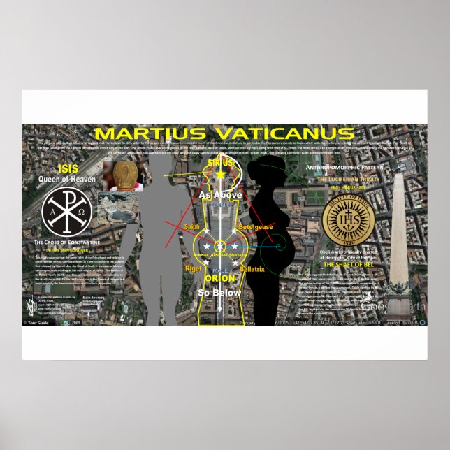 Vatican Martian Star Karta-4 Poster (Framsidan)