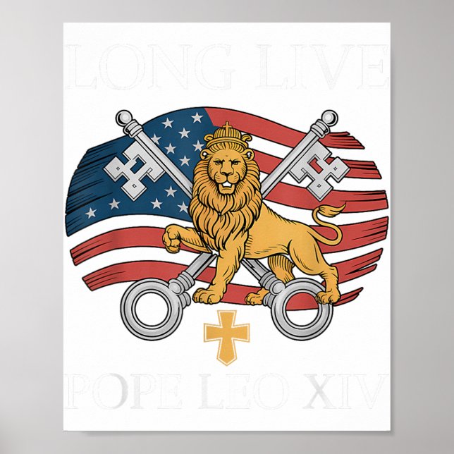 Vatican Pope Leo Xiv - Long Live Pope Leo Xiv Poster (Framsidan)