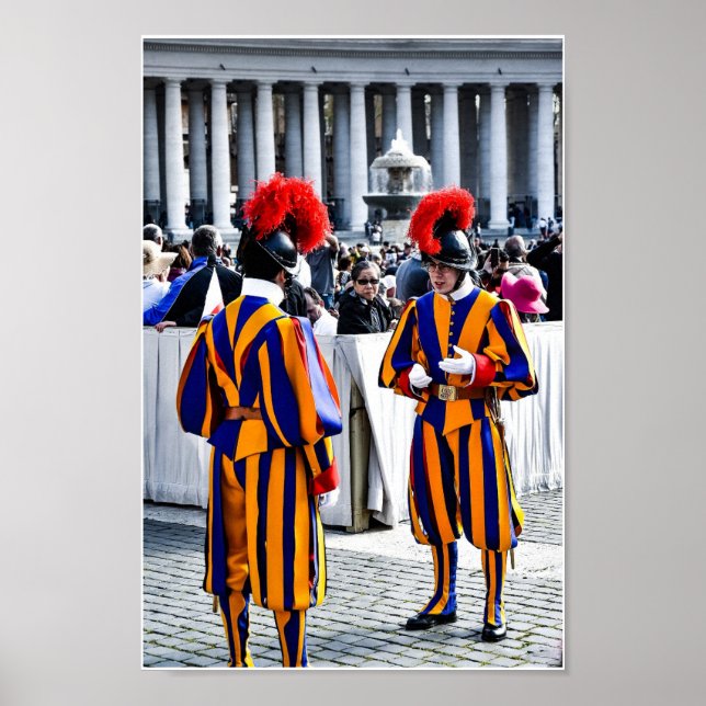 Vatican Pope Swiss Guard Poster (Framsidan)