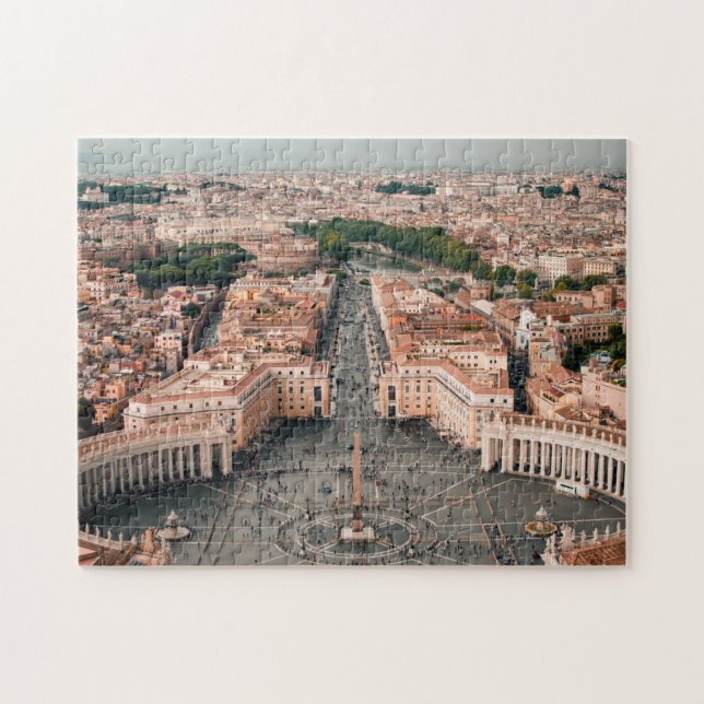 Vatican Saint Peter's Basilica Square Rom Italien Pussel (Horisontell)