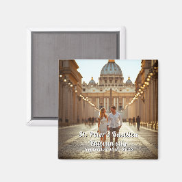 Vatican Travel Anpassningsbar Photo Souvenir Magne Magnet