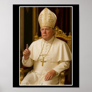 Vatikanen Christian A New Pope Funny Poster