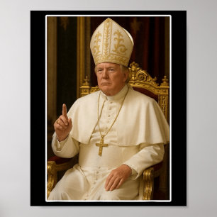Vatikanen Christian A New Pope Funny Poster